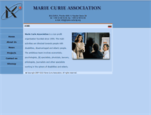 Tablet Screenshot of marie-curie-bg.org